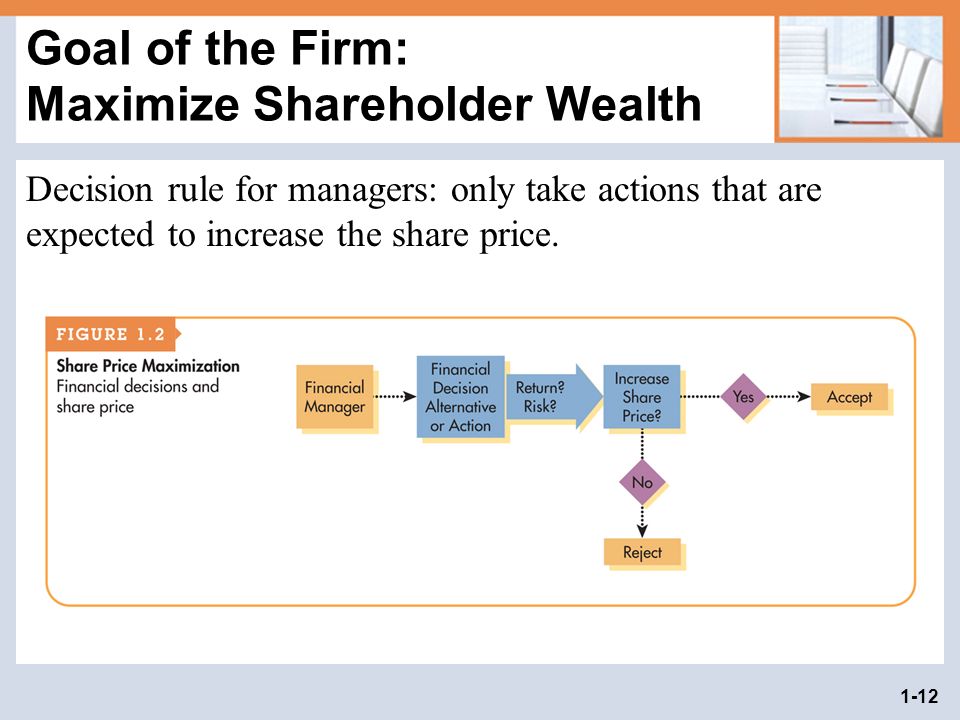 The Advantages of the Maximization of Shareholder Wealth